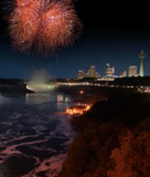 FIreworks over Niagara Falls